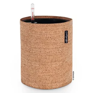 Lechuza Doniczka TRENDCOVER 23 Cork all-in-one, jasna, naturalna - Donice - miniaturka - grafika 1
