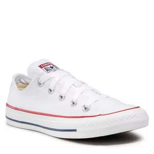 Trampki damskie - Converse Trampki All Star Ox M7652C Optical White - grafika 1