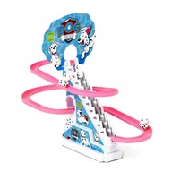 Zabawki konstrukcyjne - DUŻY TOR ZJEŻDŻALNIA pies psi automat światło gra - miniaturka - grafika 1