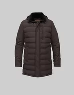 Kurtki męskie - Pikowana brązowa kurtka camini - miniaturka - grafika 1
