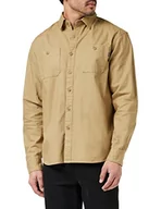 Koszule męskie - Dockers Męska koszula robocza, Harvest Gold, XL - miniaturka - grafika 1