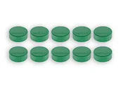 Tablice i flipcharty - magnetoplan Magnetoplan Magnum magnesy, średnica 34 mm, 10 sztuk, zielony 9000483171 - miniaturka - grafika 1