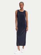 Sukienki - Calvin Klein Sukienka codzienna LV044A211G Granatowy Slim Fit - miniaturka - grafika 1