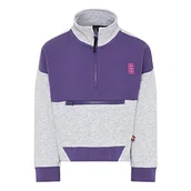 Bluzy dla chłopców - LEGO Bluza chłopięca Jungen z zamkiem błyskawicznym do połowy LWStorm 207, 622 ciemnofioletowy, 104 - miniaturka - grafika 1