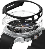Akcesoria do smartwatchy - RINGKE SLIM 2-PACK GALAXY WATCH 8 CLASSIC 46 MM CLEAR & MATTE BLACK - miniaturka - grafika 1