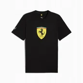 Koszulki męskie - PUMA KOSZULKA FERRARI SPORTSWEAR COLORED SHIELD 63278301 r L - miniaturka - grafika 1