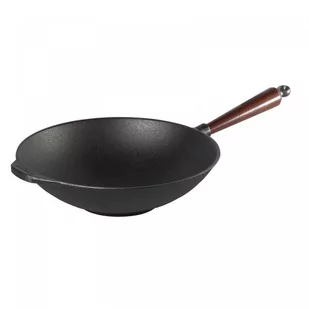 Skeppshult Wok 30 cm z drewnianym uchwytem 0865T - Woki - miniaturka - grafika 2