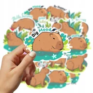 Zeszyty szkolne - Naklejki Do Kartek Albumu ZESZYTU 18x23 KAPIBARA - miniaturka - grafika 1