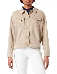 Tommy Hilfiger Damska kurtka DNM Straight Cw Denim, BEŻOWY, 64 - Kurtki damskie - miniaturka - grafika 1
