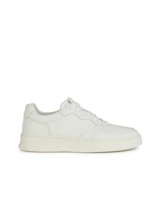 Geox Skórzane sneakersy "Ariver" w kolorze białym - Trampki męskie - miniaturka - grafika 1