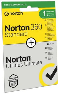 Norton 360 Standard + Norton Utilities Ultimate PL 1 - desktop - licencja na rok - Programy antywirusowe Norton 360 Standard + Norton Utilities Ultimate PL 1 - desktop - licencja na rok - Programy antywirusowe - miniaturka - grafika 1
