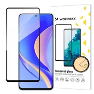 Szkła hartowane na telefon - Wozinsky Full Glue szkło hartowane Huawei nova Y90 na cały ekran z ramką czarny (case friendly) - miniaturka - grafika 1