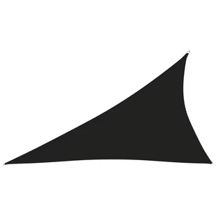 vidaXL Trójkątny żagiel ogrodowy, tkanina Oxford, 3x4x5 m, czarny vidaXL - Parasole ogrodowe - miniaturka - grafika 1