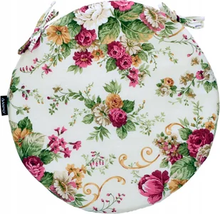 Okrągłe Siedzisko Na Krzesło Kuchenne 40cm Taboret - Poduszki na krzesła - miniaturka - grafika 1
