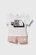 Komplety dla niemowląt - The North Face komplet bawełniany niemowlęcy COTTON SUMMER SET kolor różowy - miniaturka - grafika 1