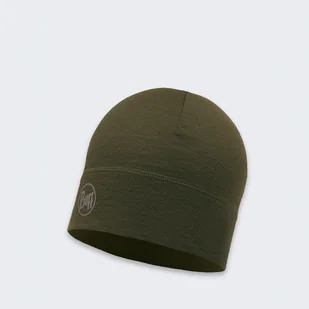Czapka wełniana Buff Safety Merino Wool 1 Layer Solid Cedar - Czapki damskie - miniaturka - grafika 1