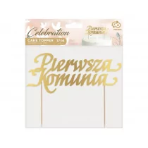 Dekoracja na tort Pierwsza Komunia - Urodziny dziecka - miniaturka - grafika 1