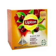 Herbata - Lipton Herbata owocowa z wiśnia morello 20 torebek - miniaturka - grafika 1