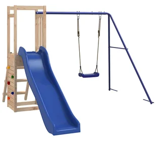 Plac zabaw do ogrodu ze zjeżdżalnią i huśtawką G4-G91 - Place zabaw Plac zabaw do ogrodu ze zjeżdżalnią i huśtawką G4-G91 - Place zabaw - miniaturka - grafika 1