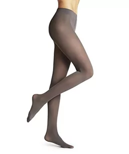 FALKE Kobiety Rajstopy Pure Matt 50 DEN W TI Półprzezroczyste 50 Den półprzezroczyste jednokolorowe 1 Para, Szary (Platinum 3903), L - Rajstopy - miniaturka - grafika 1