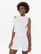 Koszulki i topy damskie - Calvin Klein Jeans Top J20J220786 Biały Regular Fit - miniaturka - grafika 1