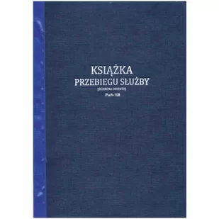 Książka przebiegu służby / ochrona obiektu [Pu/A-108] - Druki akcydensowe - miniaturka - grafika 1