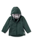 Bluzy i sweterki niemowlęce - Hofbrucker Wełniana kurtka w kolorze ciemnozielonym - miniaturka - grafika 1