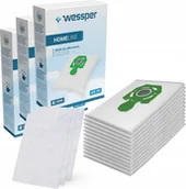 Worki do odkurzaczy - Worek Wessper do odkurzacza Fakir Prestige 1800 1805 1900 2000 2100 2105 2400 3000, Zelmer 1500 1600 2500 Syrius Cobra Orion, 12 sztuk w tym 3 filtry - miniaturka - grafika 1