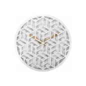 Zegary - Nextime Zegar ścienny Discrete white by 3215 WI - miniaturka - grafika 1