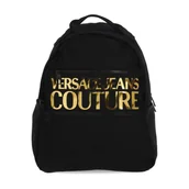 Plecaki - Versace Jeans Couture, Backpack Czarny, male, - miniaturka - grafika 1