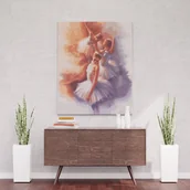 Malowanie po numerach - Trzy baletnice - Malowanie po numerach 50x40 cm - miniaturka - grafika 1