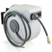 Akcesoria pneumatyczne - Wąż Pneumatyczny 20M Na Zwijaku Automatycznym Złączka 1/4'' Do Kompresora Sprężarki - miniaturka - grafika 1