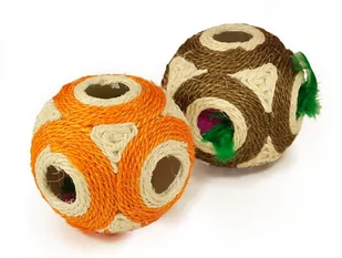 Zabawka piłka Happet K030 sizal 12cm - Drapaki dla kotów - miniaturka - grafika 1