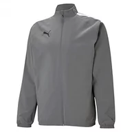 Kurtki męskie - Puma TeamLIGA Sideline Męska kurtka treningowa, szaro-biała, S (rozm. 36 EU) - miniaturka - grafika 1