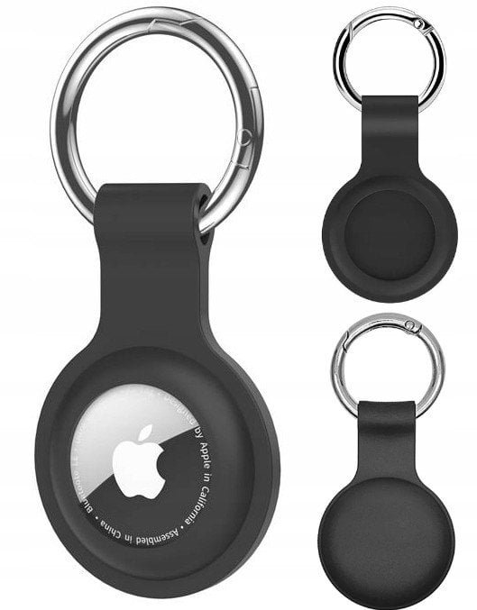 Silikonowy AirTag Case brelok BLACK / CZARNE