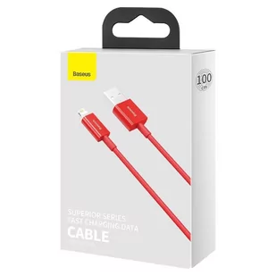 Baseus Superior kabel USB - Lightning 2,4 A 1 m czerwony (CALYS-A09) - Kable USB - miniaturka - grafika 2
