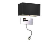 Lampy ścienne - Azzardo Kinkiet MARTENS WALL LED BLACK MB2251-B-LED-R BK - miniaturka - grafika 1