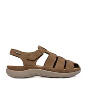 Sandały damskie - Sandały Rieker CEO-64860-24 Brązowy - miniaturka - grafika 1