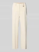 Spodnie damskie - Spodnie w kant z elastycznym pasem model ‘Philomena’ - miniaturka - grafika 1