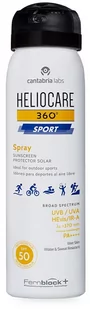 Spray przeciwsłoneczny Heliocare 360 Sport Sunscreen Spray SPF50 100 ml (8470002024441) - Balsamy i kremy do opalania - miniaturka - grafika 1