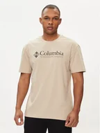 Koszulki męskie - Columbia T-Shirt Csc Basic Logo™ 1680053 Brązowy Regular Fit - miniaturka - grafika 1