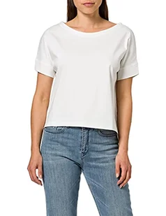 s.Oliver BLACK LABEL T-shirt damski, biały, 44 - Koszulki i topy damskie - miniaturka - grafika 1