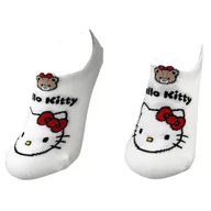 Skarpetki damskie - Skarpetki Bawełniane Stopki Białe Hello Kitty Damskie 36-40 - miniaturka - grafika 1