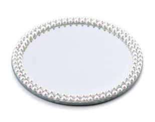 MARGOT PEARL Podstawka art.dekoracyjny śr:20xh1cm - Tace i patery - miniaturka - grafika 1