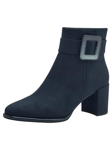 Marco Tozzi Damskie botki Zip+Slip 2-25338-43 modne kozaki, DK.Navy Comb, 39 EU, Dk Navy Comb, 39 EU