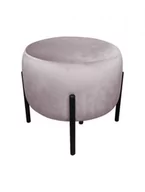 Fotele i pufy dla dzieci - Pufa WILFRED MG VELVET jasnoróżowa - POLECA nas aż 98% klientów - ZAMÓW (91 822 80 56) - miniaturka - grafika 1