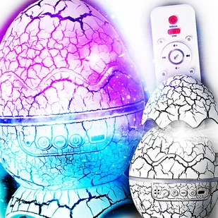 Lampka Nocna LED Projektor Rzutnik GWIAZD Nieba JAJO DINOZAURA Dla Dzieci - Lampy stojące - miniaturka - grafika 1