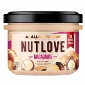Słodkie kremy i masła - Allnutrition Nutlove Macadamia Smooth Cream 200G Krem Orzechowy Makadamia - miniaturka - grafika 1
