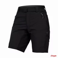 Spodnie rowerowe - Szorty kolarskie Endura Wms Hummvee Short black - miniaturka - grafika 1