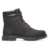 Półbuty damskie - Damskie Buty zimowe TIMBERLAND LINDEN WOODS WP 6 INCH TB0A156S0011 – Czarny - miniaturka - grafika 1